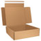 Tezraftaar® 1 x Large Letter Cardboard Boxes 22.5 x 15.5 x 6.6 Self Adhesive Corrugated Box for Shipping Parcel Posting E-commerce Business Gift Postal