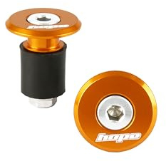 Hope Grip Doctor Lenkerendstopfen für Fahrräder, Orange, 1 Paar