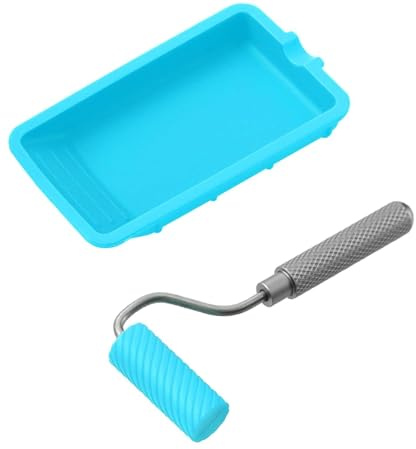 Takone - Rodillo de pegamento para madera, silicona, color azul