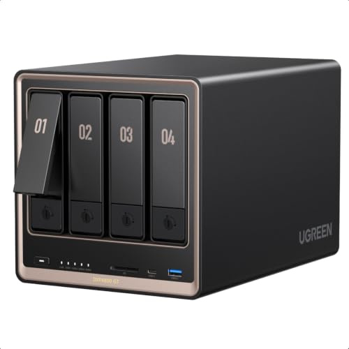 UGREEN NASync DXP4800 GT NAS 4 vani per creator e uffici (senza HDD)
