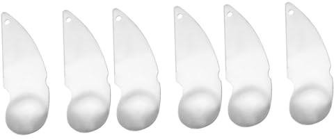 Garneck Lot De 3 Cuillères Éplucheurs Ustensiles De Cuisine Trancheuses en Acier Inoxydable Coupe-Avocat Multifonction pour Fruits 2 Pièces X 3