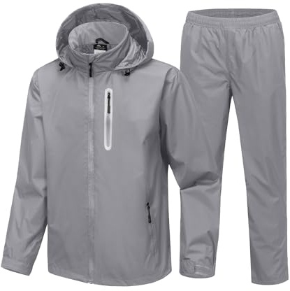 SPEEDRUN Traje Impermeable Hombre Reflectante Chubasquero Impermeable Jacket Chubasquero Moto Poncho Impermeable Rain Suit Man Bicicleta Senderismo Shubasquero Sport Outdoor