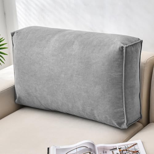Coussin Dossier Canapé Coussin Tete De Lit Coussin De Lecture pour Lit Confortable Coussin Lombaire Oreiller Ergonomique Dossier De Lit Lavable,#6-70x45x12cm