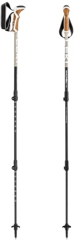 LEKI Khumbu Lite Bâtons de Randonnée Homme & Femme | bâtons de Trekking légers et réglables en Aluminium avec rondelle de Trekking