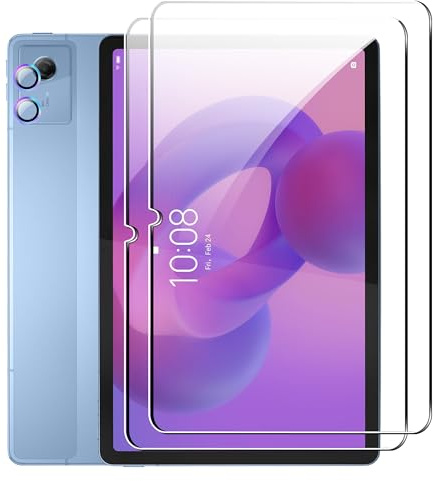 Rojeuinn pour Lenovo ldea Tab 11 2025 Verre Trempé,2 Pièces Haute définition Protection Écran Tablette Film+ 2 Pièces Caméra Arrière Protecteur,[sans Bulles][Anti-Rayures][Ultra Résistant][9H Dureté]