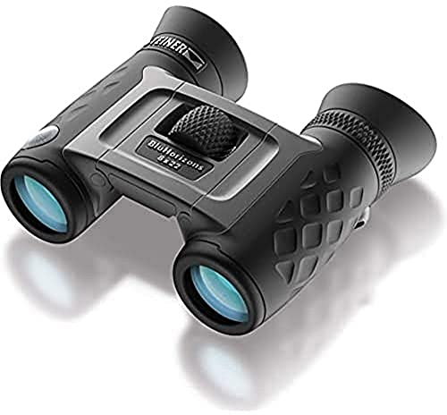 STEINER Fernglas BluHorizons 8x22 - Deutsche Marken-Qualität, 10 Jahre Garantie, Anpassung an Helligkeit, Schutz der Augen, kompakt & leicht, hochwertiges Urlaubs- und Reisefernglas