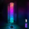 JIANUO Lampara de Pie Salon, RGB Lámpara de esquin LED Inteligente,Smart Home Lampara Ambiente LED Colores Regulable Luces de Alexa Google Assistant WiFi APP Lámpara Luz de Gaming