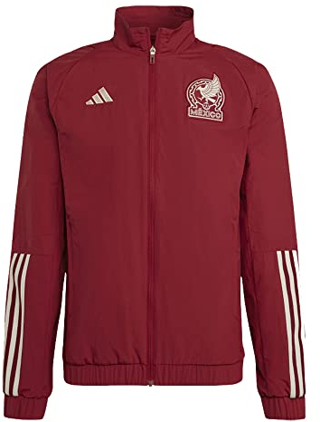 adidas M xico Tiro 23 - Chaqueta de presentaci n para hombre, Team Coll Burgundy 2, Small