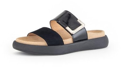 Gabor Damen Pantoletten, Frauen Slipper,Best Fitting,Freizeitschuhe,Schlupfschuhe,schluepfschuhe,Slides,Slip-ons,Mules,schwarz,38 EU / 5 UK