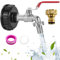 xiaoxiaozhijia IBC Auslaufhahn,1000L Wassertank Wasserhahn für Regenwassertank IBC Tank Zubehör (1/2)
