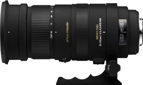 Sigma 50-500mm f/4.5-6.3 APO DG OS HSM SLD Ultra Telephoto Zoom Lens for Canon Digital SLR Camera
