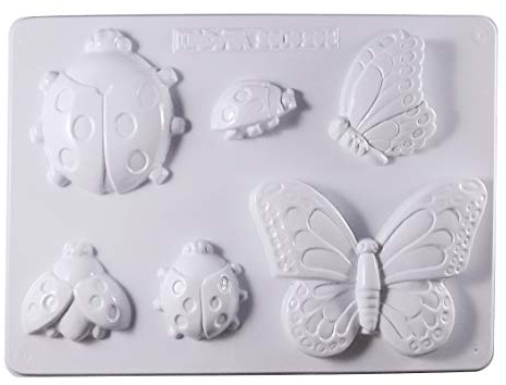 Gießform Marienkäfer-Schmetterling