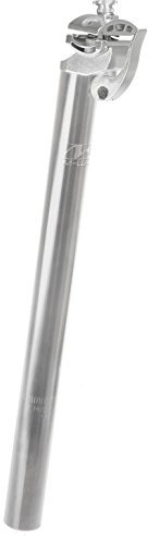 M-Wave Rapid Swap Sattelstütze, Ø27.2mm, Sattelstützenlänge 350mm, mit Schnellspanner für Sattelwechsel, für MTB, Mountain, Road, BMX, Silber