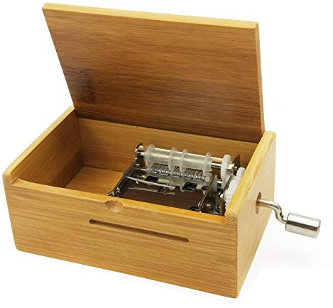Wingostore Caja de música Movimiento 15 Nota Make You Propia canción con Kit de Herramientas (con Caja de bambú)