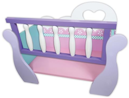 Lissi Wooden Baby Doll Cradle, Multicolor