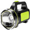 Vvciic Linterna LED recargable, potente USB recargable linterna portátil LED reflector superbrillante lámpara de mano impermeable camping luz de trabajo linterna