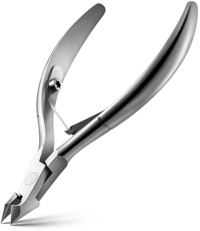FVION Coupe-Cuticules, Pinces à Cuticules en Acier Inoxydable, Ciseaux à Cuticules pour Les Ongles, Outils de Manucure Pédicure (5mm)
