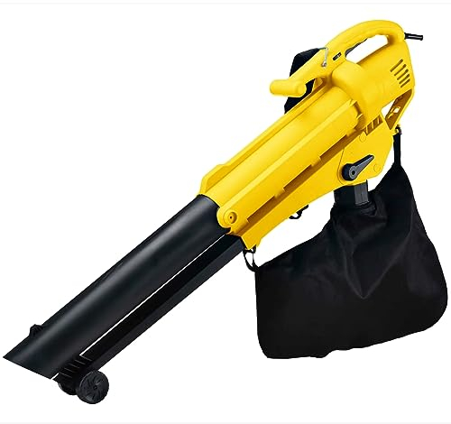 Syntrox Laubsauger Hatysa Laubbläser & Häcksler mit Fangsack 3 in 1 Comfort, Gartenwerkzeug, Elektro-Laubsauger, Praktisches Gartenwerkzeug, Gartenpflege