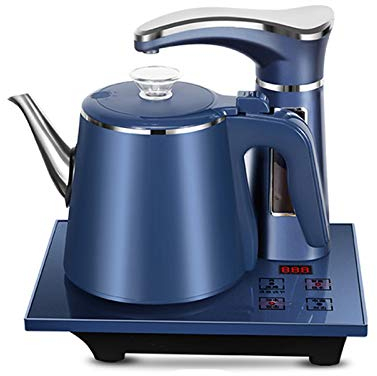 OUZBEM Hervidor eléctrico Totalmente automático Set de Tetera 0,8l, dispensador de Agua de Seguridad de Acero Inoxidable con Apagado automático, Estufa de Bombeo Samovar para el hogar Vision