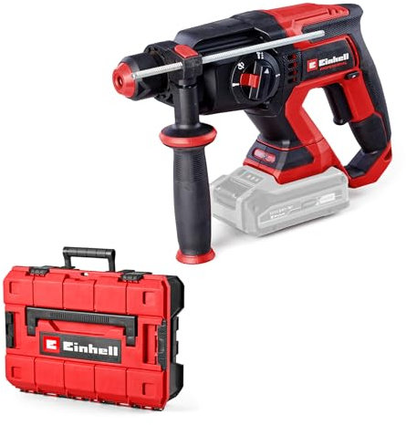 Einhell Professional Akku-Bohrhammer TP-HD 18/22 D Li BL-Solo Power X-Change (18 V, Brushless, 2,3 J, SDS-plus, 22 mm Bohrleistung in Beton, D-Handgriff, Koffer, ohne Akku)
