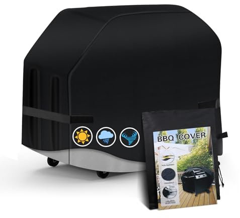 Housse de Protection pour Barbecue extérieur – Housse Barbecue imperméable et résistante aux UV, 420D Oxford Bache de Protection, Anti-poussière, Anti-déchirure et Anti-moisissure (71 x 71 x 68 cm)
