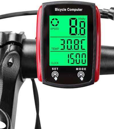 Compteur de Vélo 19 Fonctions Universel IP54 Étanche GPS