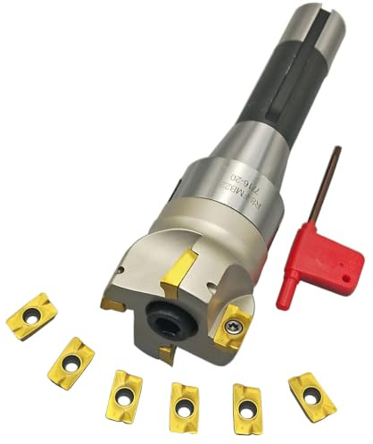 R8-FMB22 7/16-20 Tool Holder + BAP400R 50-22-4T Face Milling Cutter + APMT1604PDER