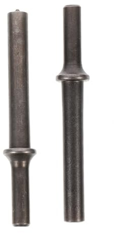 DECORNIJIA Martillos Remachadores Neumáticos 2piezas de Hierro Negro, Martillo Remachador Semisólido y Hueco para Bricolaje Práctico y Duradero