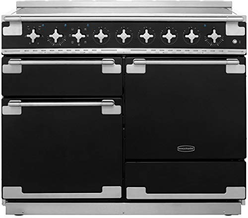 Rangemaster Elise ELS110EIGB 110cm Electric Range Cooker with Induction Hob - Black - A/A Rated