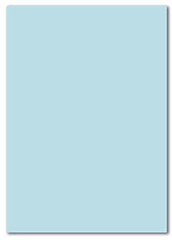 FarbenFroh 50 enkla kort – pappersark – A5-format – ljusblå – 240 g/m² – 14,8 x 21 cm – pysselfolie, färgat papper, fotokartong, färgad kartong