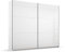 Rauch Möbel Aurelio Schrank Kleiderschrank Schwebetürenschrank, Hochglanz Weiß/Alpinweiß, 2-türig, inkl. 2 Kleiderstangen, 2 Einlegeböden BxHxT 218x210x59 cm