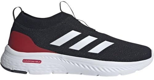 adidas Hombre Cloudfoam Move Sock Shoes, Core Black/Cloud White/Better Scarlet, 43 1/3 EU