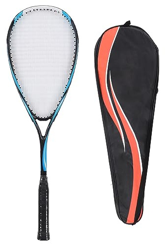 Squash Racquet Set, Super Lightweight Large Racquet Face Shock Proof Squash Racquet Pack for Adult, Beginner Frame