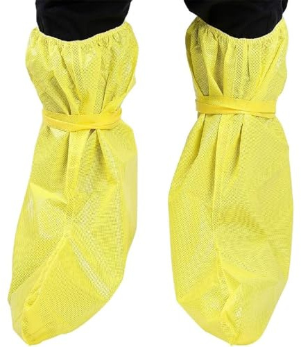 Couvre-chaussures Protection Chimique des Chaussures Protections De Chaussures Jetables Léger Portable Robuste Durable Pour L'usine Alimentaire D'expérimentation Chimique