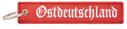 Spaß Kostet Schlüsselanhänger Ostdeutschland Rot Weiss Schlüsselband
