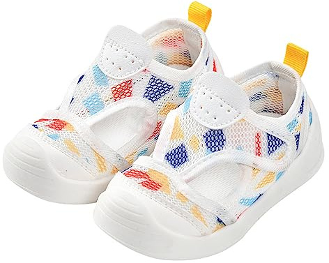 Conjunto de sandalias para bebés y niñas, zapatillas de verano para recién nacidos, lindas y transpirables para aprender a caminar, sandalias con correas adhesivas, zapatos para niños pequeños, talla