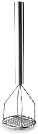 Lacor - 62896 - Prensa Patatas Profesional, Acero Inoxidable 18/10, Gran Resistencia, Tritura Alimentos Cocinados o Textura Blanda, Ideales para Hacer Purés, Apto para Lavavajillas, Ø11.6 cm