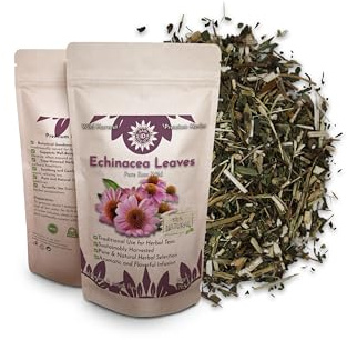 Echinacea 50g – Premium Loose Cut | Supports Immune Health, Helps Maintain Natural Inflammatory Response & Rich in Antioxidants for Overall Wellness | 100% Pure, Raw & Wild-Harvested