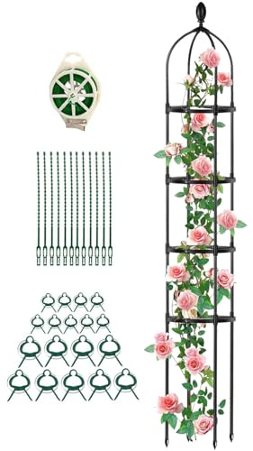 Cucumber Trellis - växtstativ | Höjdjusterbar metallhållare odlingstillbehör för blomdruvgurkor växande trädgårdar bakgårdar växer i