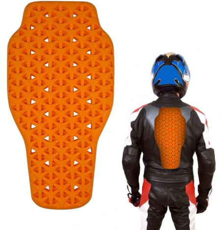 Riisoyu Paraschiena Moto Protezioni Moto, Certificate Rimovibili Protezione Schiena Moto Morbido Sicurezza Spina Dorsale Paraschiena Comfort Leggero Protettori Dorsali da Moto Unisex Adulto