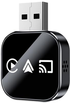 Adattatore per specchio dello schermo – Convertitore senza ritardo, Plug Play, Display video fluido | di guida per il pendolarismo quotidiano, viaggi a lunga distanza, viaggi in città