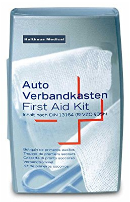 Voiture de boîte de bandages, Association de voiture tapis, DIN 13164, argent ou bleu, 1 pièce