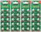 AG10 LR1130 Knopfzellenbatterien, 1,5 V, 40 Stück