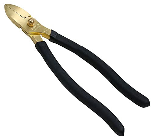 WEDO Taglierina laterale in ottone, pinza da taglio in ottone con manico antiscivolo, lunghezza 250 mm (10)