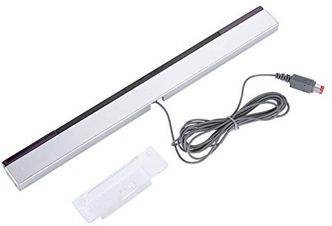 Ejoyous Wii Sensorleiste Infrarot-IR Signal Ray Sensor Bar & Stand für Nintendo WII Konsole - Verdrahtete Sensorleiste für eine präzise Steuerung der Wii Spiele