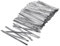 1000 Stück Silberne Twist Ties Twistband Metallischen Bindebaender Lebensmittel Verpackungs Krawatte Passendfür Süßigkeiten Kaffeebeutel Snacks Kuchen Kaffeebeutel Bäckerei Plätzchen (10cm)