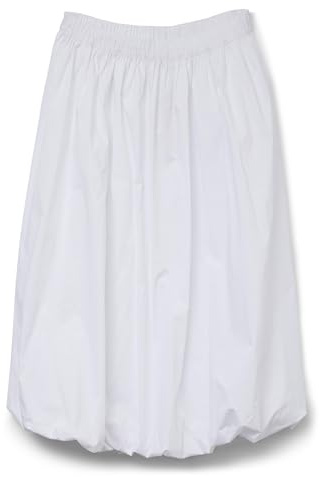 VERO MODA kvinnlig kjol VMFRIBA hög midja lång kjol, Snövit, S