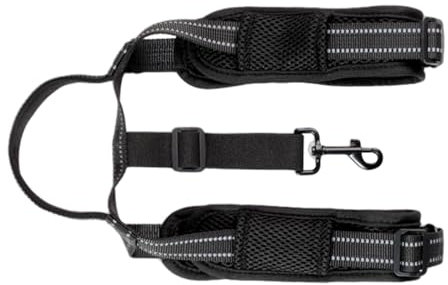 Hundehalfter – bequemes Hundeschlinge mit reflektierenden Streifen, Hüftstützgeschirr, leicht, stabiler Griff, Westengeschirr für ältere oder behinderte Hunde