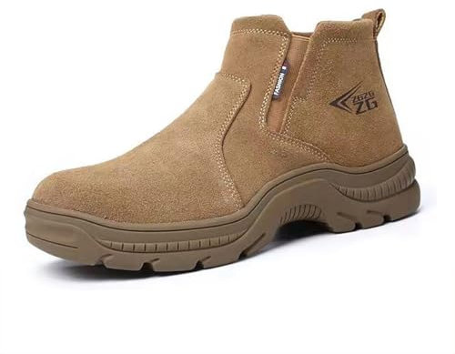 Scarpe Antinfortunistiche Uomo Leggere con Punta in Acciaio Antiscivolo Scarpe da Lavoro Saldatori Calzature Sicurezza