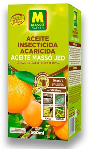 Insecticida Aceite de Parafina ECOLÓGICO de 250 ml para 50 L de Agua | Insecticida y Acaricida contra Pulgón, Pulgones, Trips, Ácaros, Cochinillas MUY EFECTIVO | Aplicable todo el Año | Nexum Market